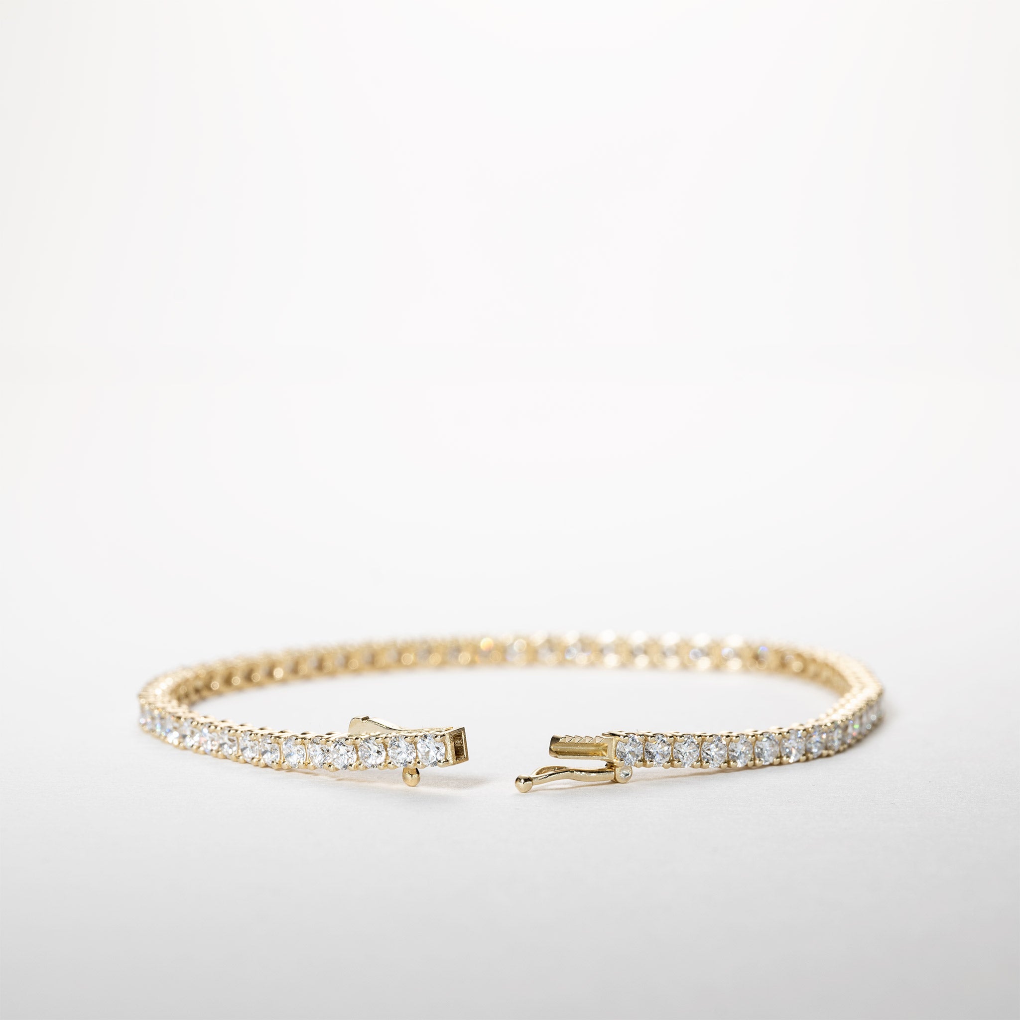 Clara Tennis Bracelet – 6.5 ct Lab-Grown Diamonds 14K Gold