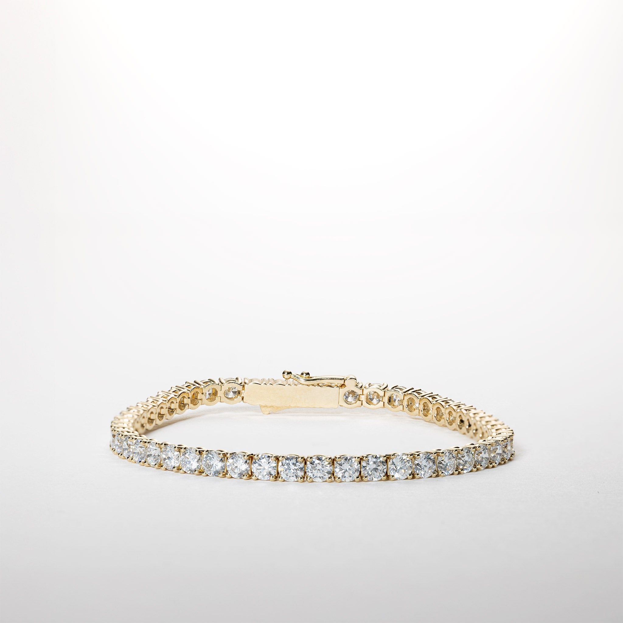 Clara Tennis Bracelet – 11.0 ct Lab-Grown Diamonds 14K Gold