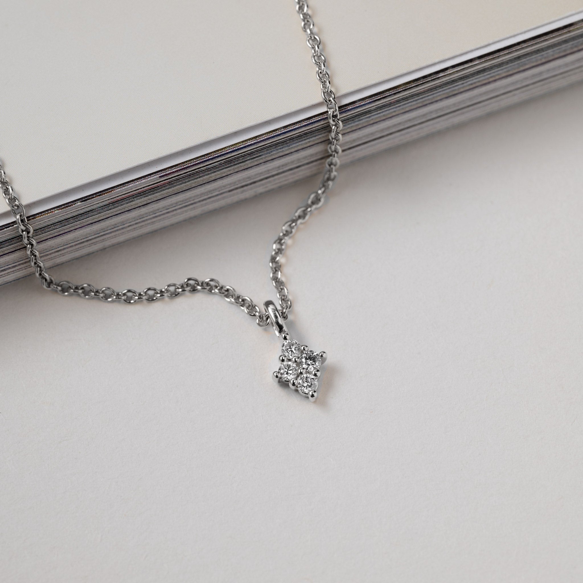 Jocelyn Harlequin Pendant – 0.15 ct Lab-Grown Diamond 14K Gold