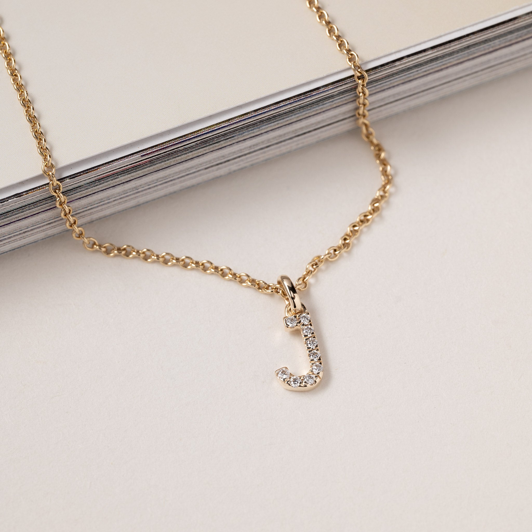 Letter j charm on sale gold