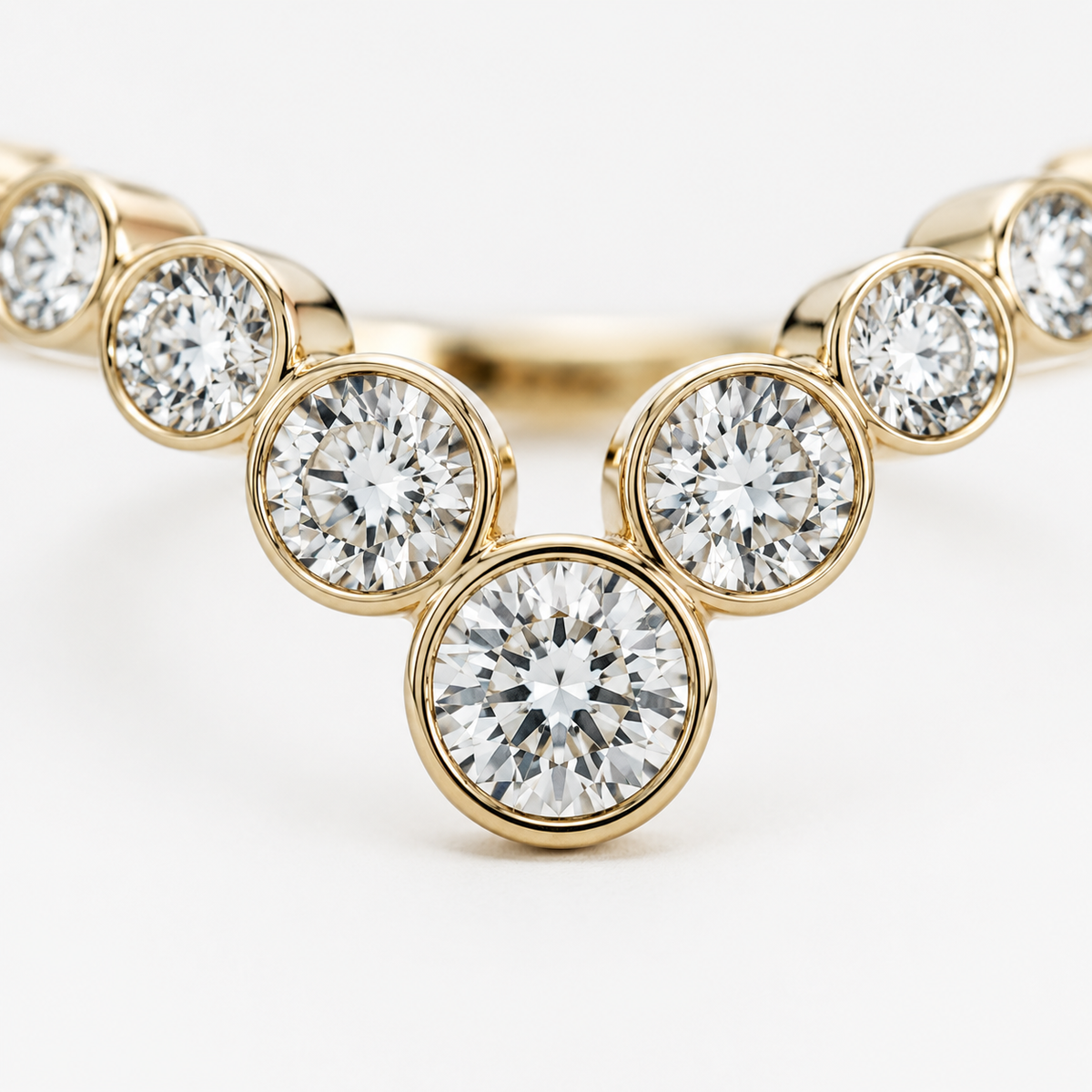 Isaline – Victory Bezel Ring 0,60 ctw Lab-Grown Diamonds 14 karat guld