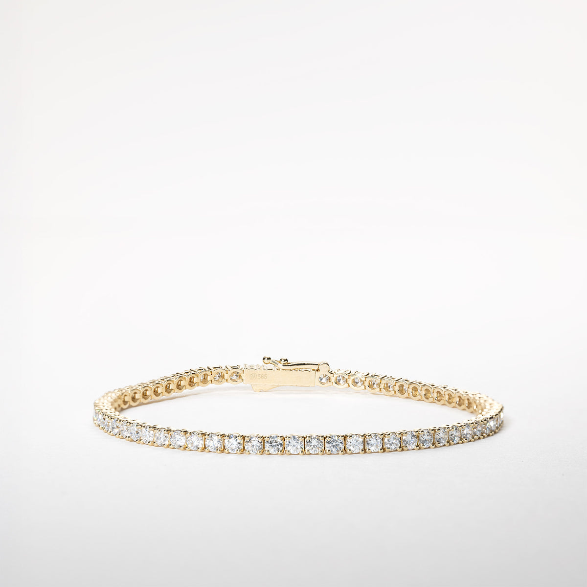 Clara – Tennisarmbånd med 3,0 ct laboratoriedyrkede diamanter i 14 karat guld