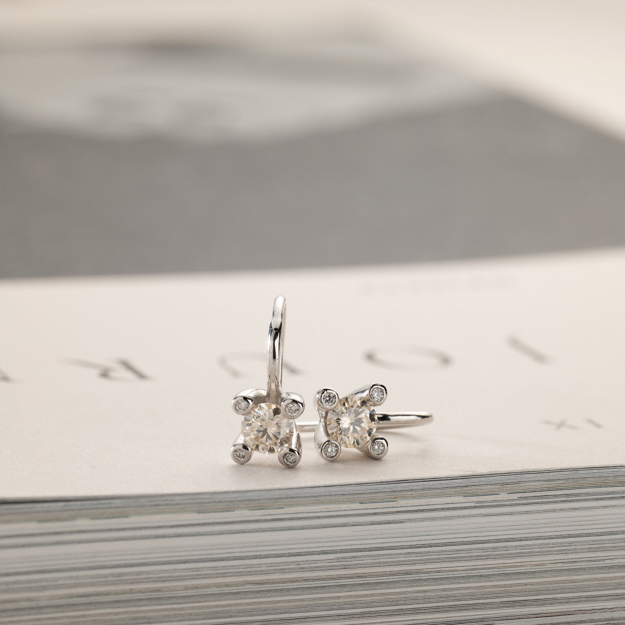 Crown of light diamond deals stud earrings