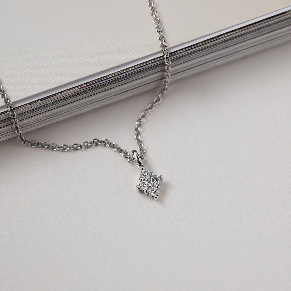Jocelyn Harlequin Pendant – 0.15 ct Lab-Grown Diamond 14K Gold