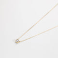 Isaline Bezel Necklace – 0.08 ct Lab-Grown Diamond 14K Gold