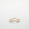 Clara Wavy Eternity Ring – 1.00 ct lab-grown diamonds 14K gold – Large