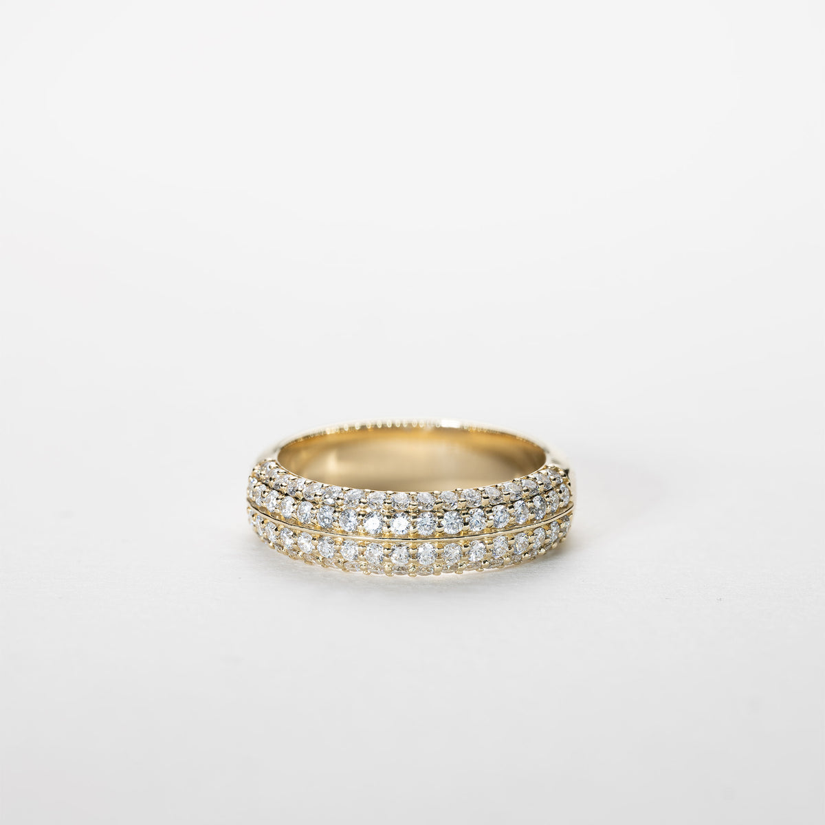 Eternal Micro Pavé Diamantring – 14 karat guld
