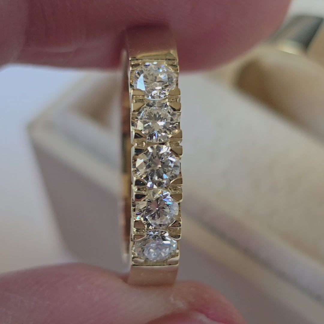 Chloé – Alliance Five Stone Ring 1,25 ct Lab-Grown Diamant 14 karat guld
