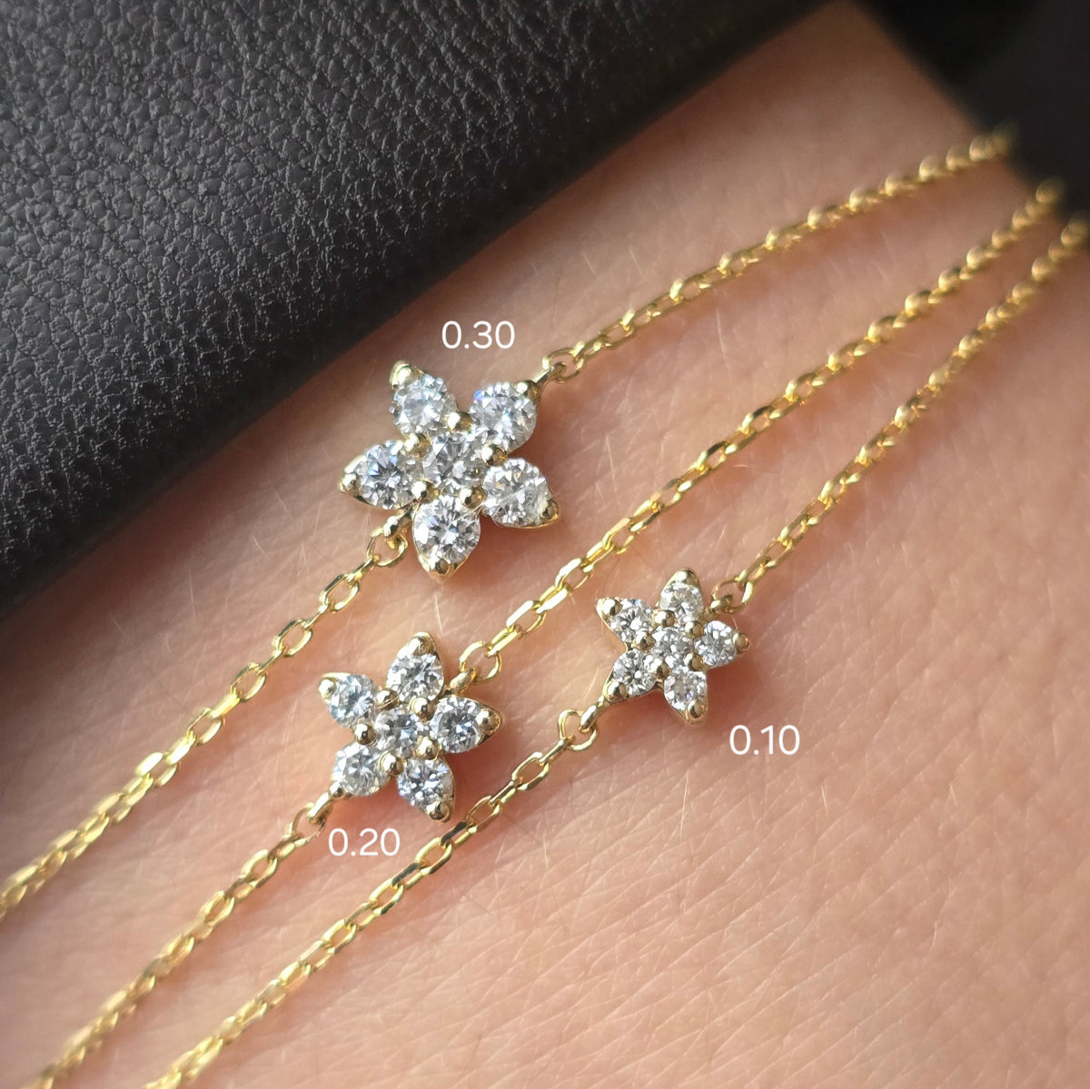 Jocelyn – Shooting Star armbånd 0,20 ctw Lab Grown Diamond 14 karat guld