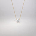 Jocelyn Four-Prong Solitaire Necklace – 0.75 ct Lab-Grown Diamond 14K Gold