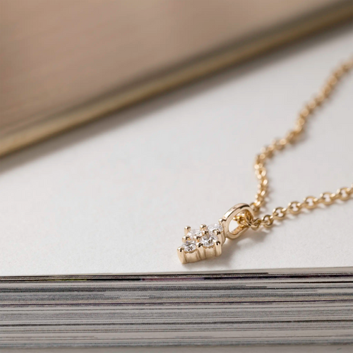 Jocelyn Harlequin Pendant – 0.15 ct Lab-Grown Diamond 14K Gold
